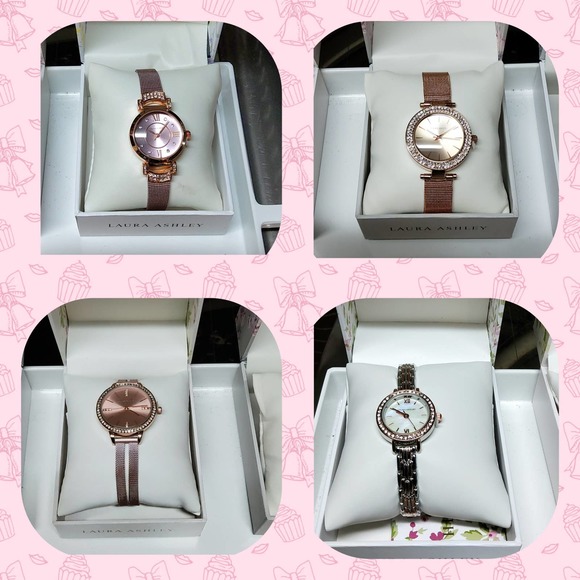 Laura Ashley Accessories - ONLY $50 EACH! WOMEN'S DESIGNER WRIST WATCH NEW IN GIFT BOX!